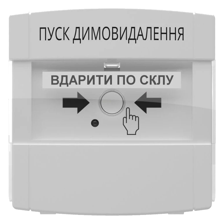 Адресная кнопка управления автоматикой tiras tiras detecto btn 100 (1.1) ПУСК ДЫМОУДАЛЕНИЯ