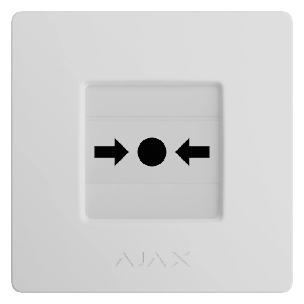 Извещатель ajax ajax manual call point (white) (8eu) asp ручной беспроводной