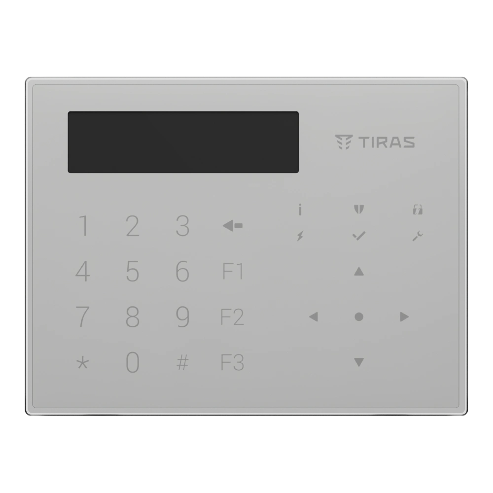 Клавіатура Тірас tiras tiras k- glcd (white)