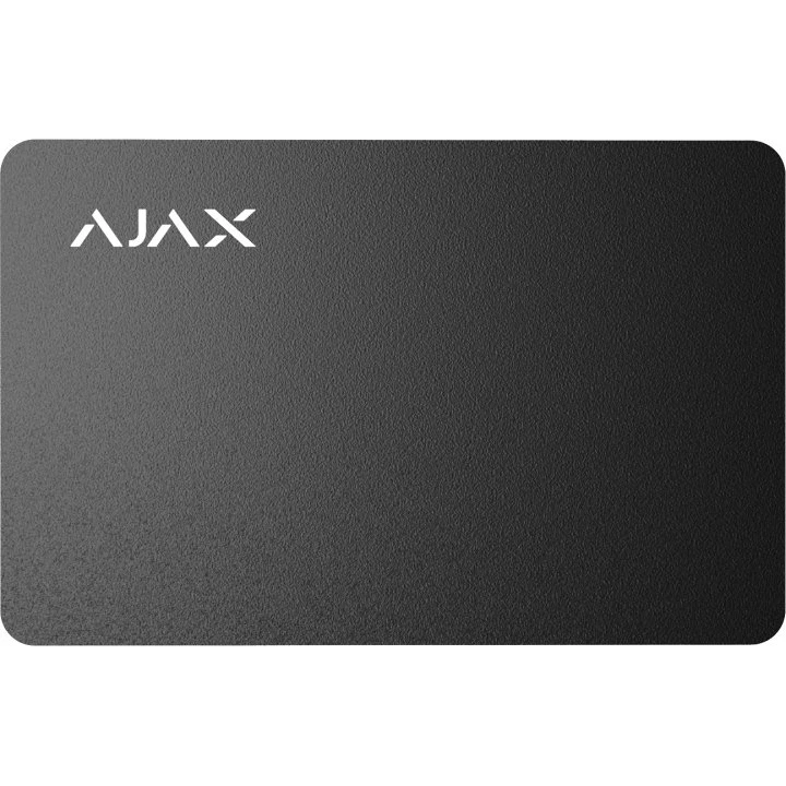 Безконтактна карта управління ajax pass black (3pcs)
