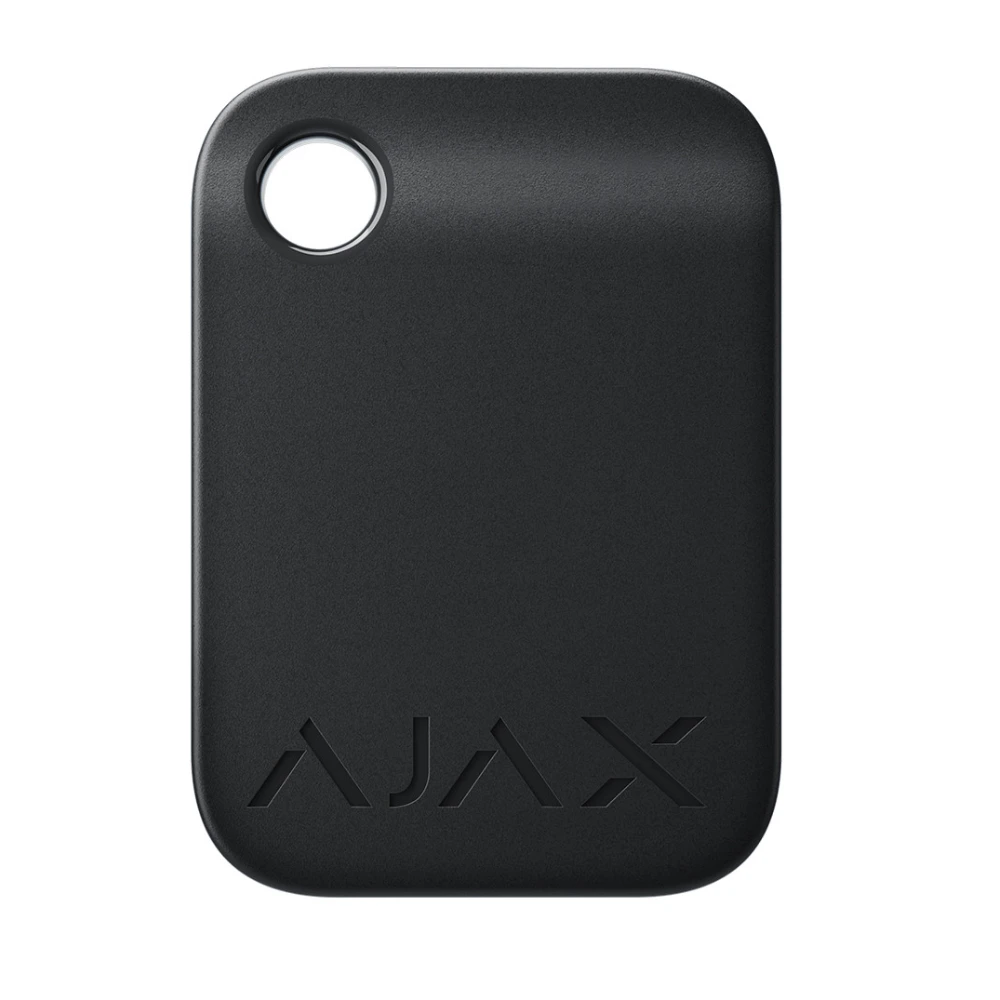 Защищенный бесконтактный брелок для клавиатуры Ajax Tag (100 pcs) Черный