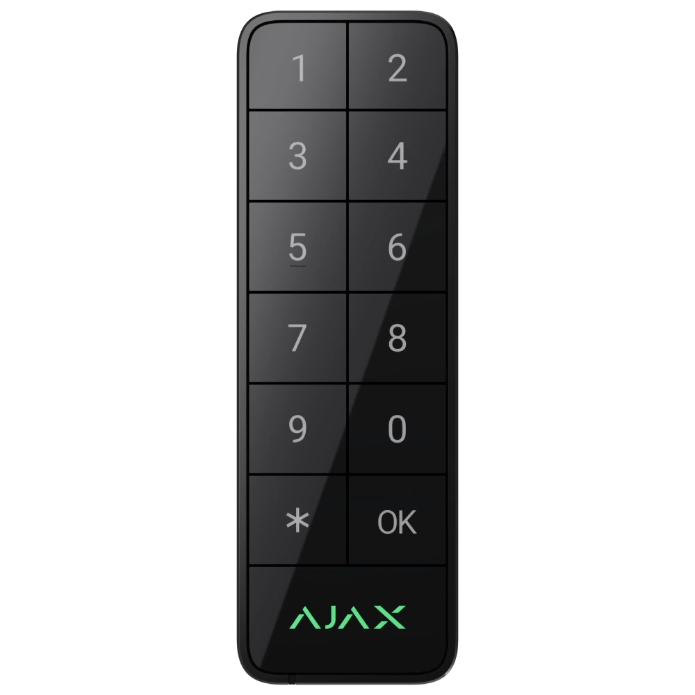 Дротова клавіатура ajax ajax superior keypad outdoor fibra black
