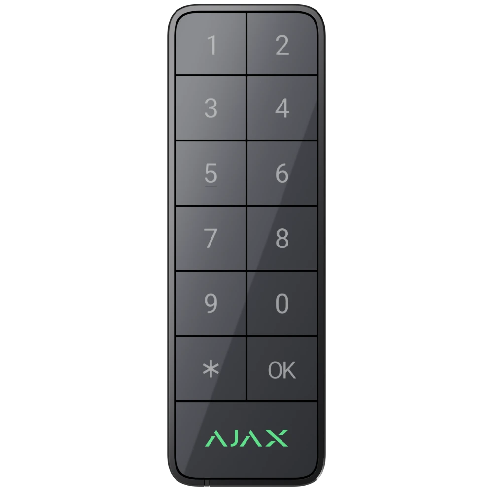 Дротова клавіатура ajax ajax superior keypad outdoor fibra graphite