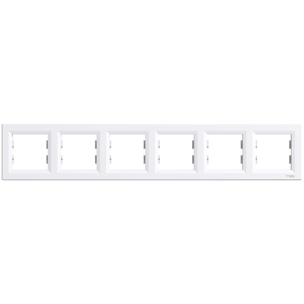 Рамка 6-місна горизонтальна біла schneider electric schneider electric asfora eph5800621