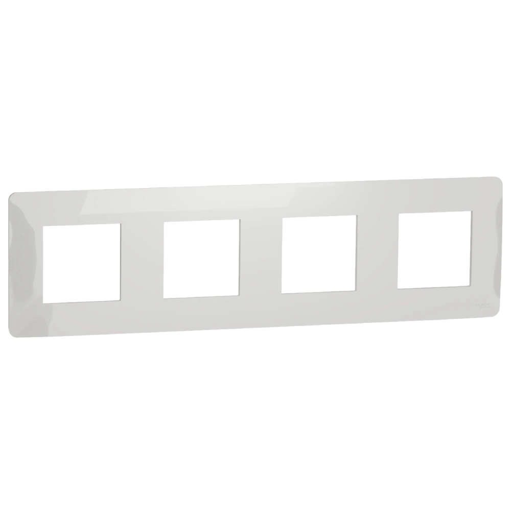 Рамка 4-постовая, белая schneider electric schneider electric new unica nu200818