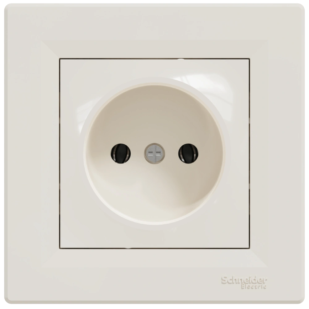 Розетка без заземлення schneider electric schneider electric asfora eph3000123