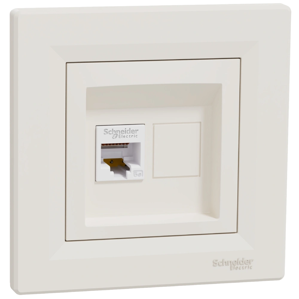 РОЗЕТКА КОМП'ЮТЕРНА rj45 utp КАТ. 5Е schneider electric schneider electric asfora eph4300123