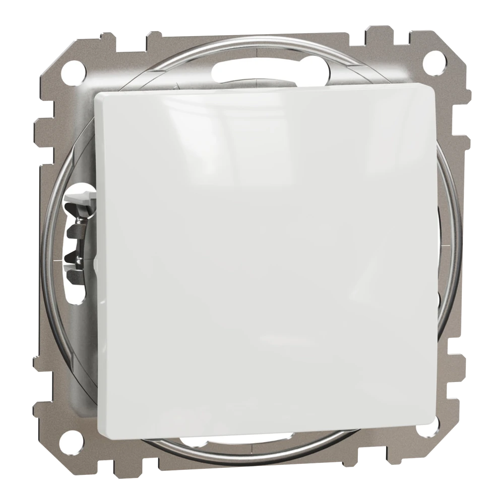 Вимикач schneider electric schneider electric sdd111101 sedna design & elements 1-клавишный алюминий