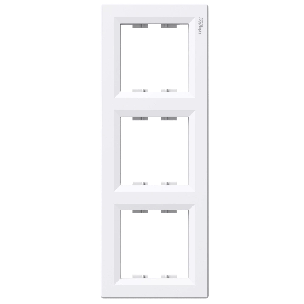 Рамка 3-місна вертикальна біла schneider electric schneider electric asfora