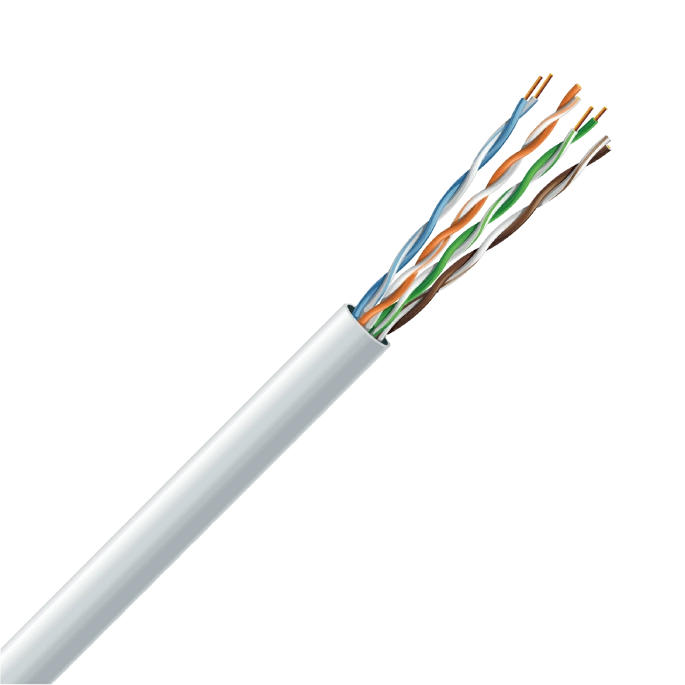 мідь внутрішній ЗЗКМ ЗЗКМ Кабель cat. 5e u/utp 4х2х24 awg, бухта 305м.(7091001)