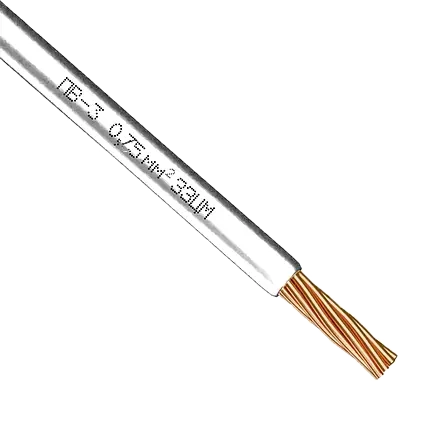 Провод силовой медь внутренний ЗЗЦМ ЗЗЦМ ПВ-3 0,75