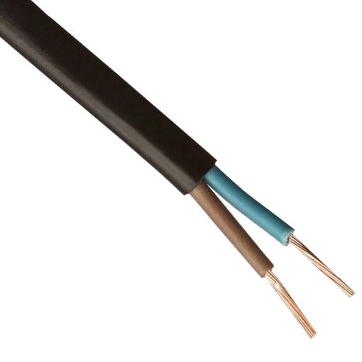 Провід ШВВП чорний (бухта 100 м.) Каблекс Каблекс 2х0,75