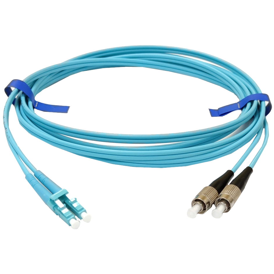 Патчкорд оптичний cms cms fc/upc-lc/upc mm (om3) 3м duplex slim