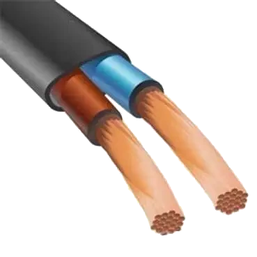 Провід ЗЗКМ ШВВП 2х0,75 чорний 100м