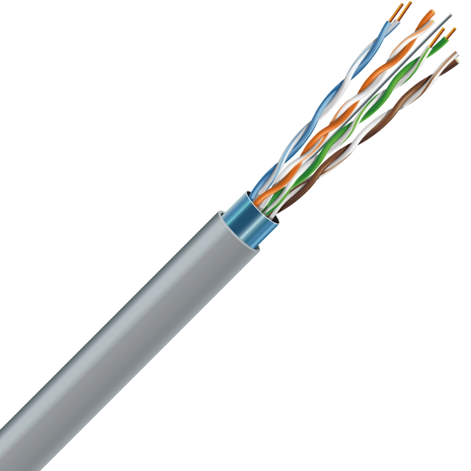 Кабель ftp мідь внутрішній ЗЗКМ ЗЗКМ cat. 6 f/utp 4x2x23 305м