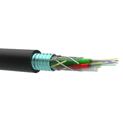 Оптичний кабель броньований elsacor elsacor obg-lt-024(4x6) g.652d 2700n1000м