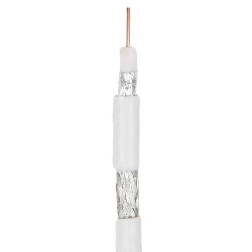 Коаксиальный кабель rg690 cu pe+2*0.5 бухта 100м