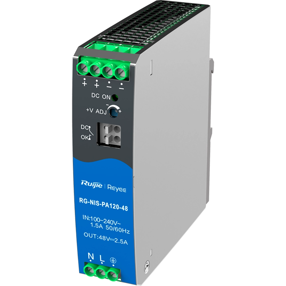 Джерело живлення ac/dc 120 Вт на din-рейку ruijie ruijie rg-nis-pa120-48