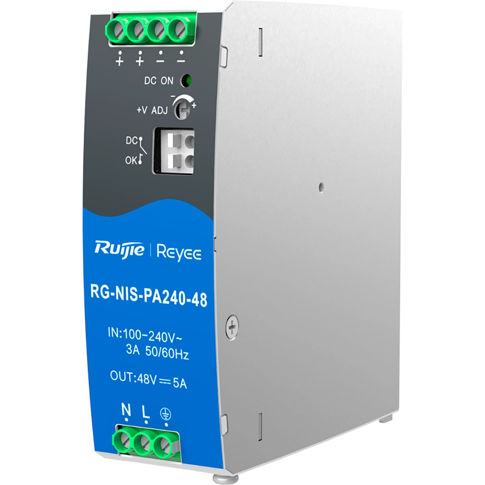 Джерело живлення ac/dc 240 Вт на din-рейку ruijie ruijie rg-nis-pa240-48