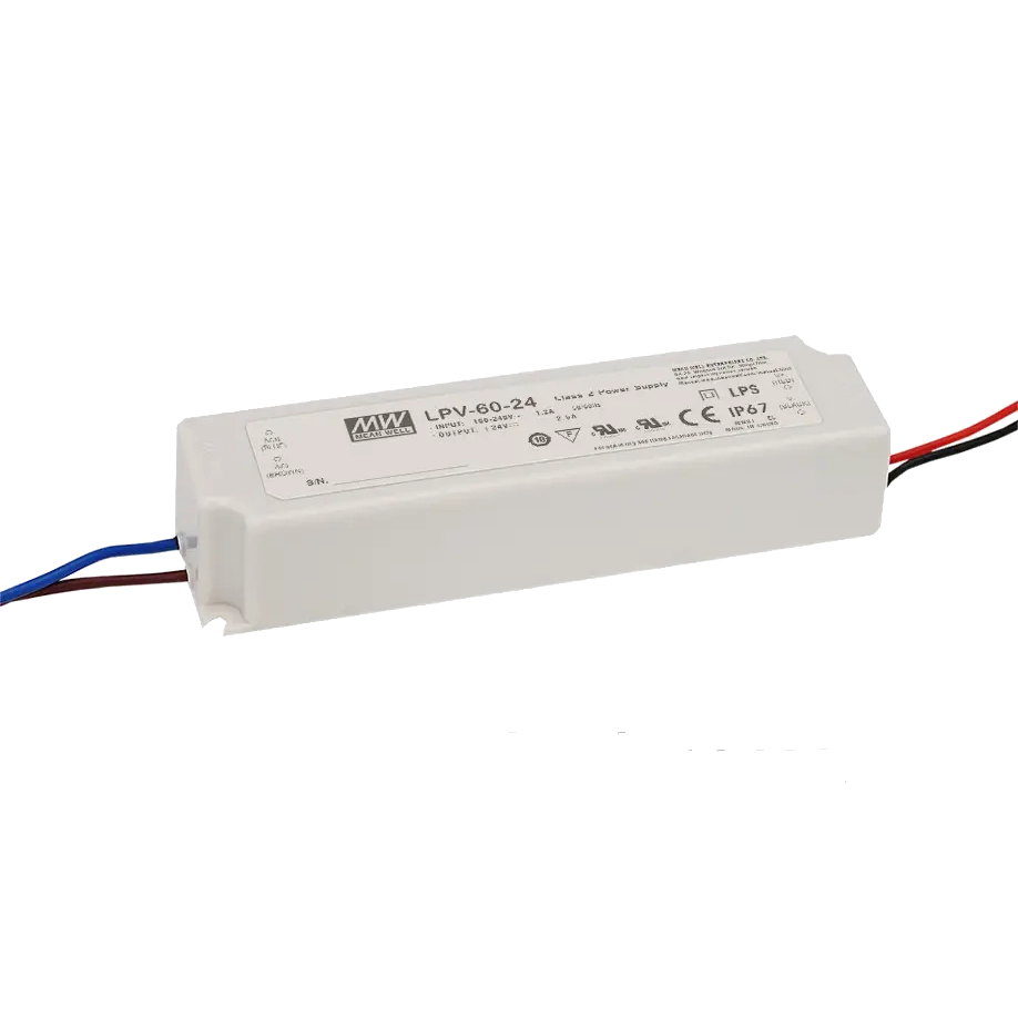 Імпульсне джерело живлення mean well mean well lpv-60-24 rohs ac/dc