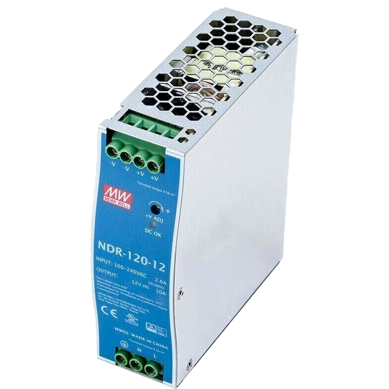Блок питания mean well mean well ndr-120-12 120Вт 10a 12В на din-рейке