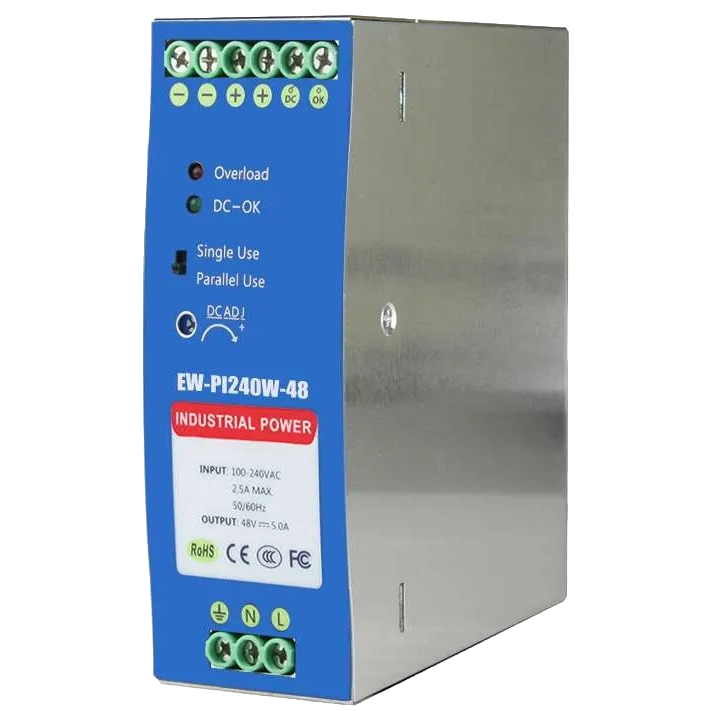 Блок питания ewind ewind ew-pi240w-48 на din-рейку 240 Вт/48 В