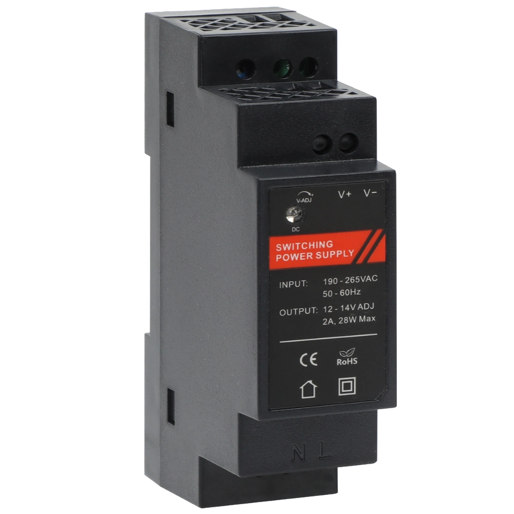 Блок питания на din рейке dr12024-01 12v/2a