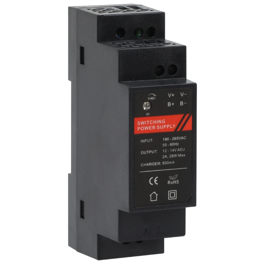 Блок живлення на din рейку dr12024-01b 12v/2a