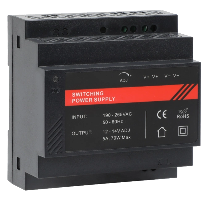 Блок питания на din рейке dr12060-02 12v/5a