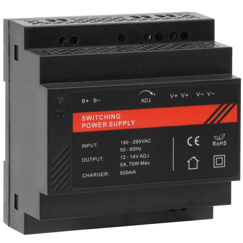 Блок живлення на din рейку dr12060-02b 12v/5a