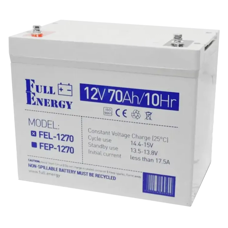 Акумулятор гелевий Full Energy Full Energy FEL-1270 12V 70 Ah