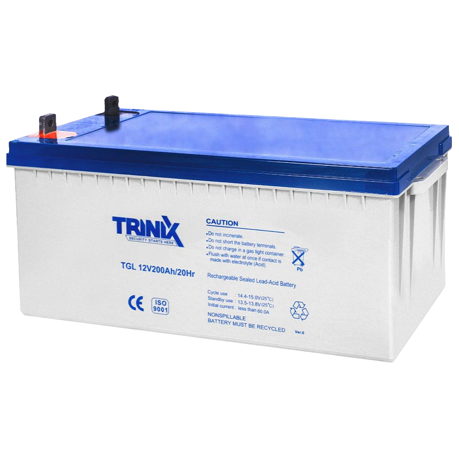 Акумуляторна батарея 12В 200А•год trinix trinix tgl12v200ah/20hr