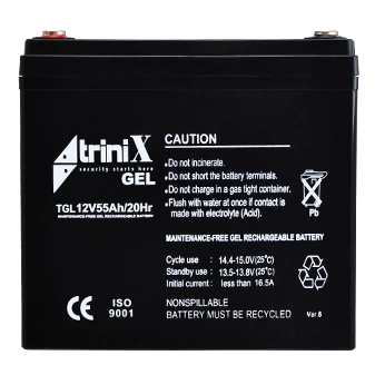 Акумулятор гелевий 55 А•г trinix trinix 12В