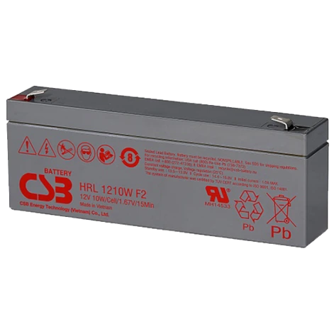 Аккумуляторная батарея csb csb hrl1210w f2fr 12В 2.3А•ч