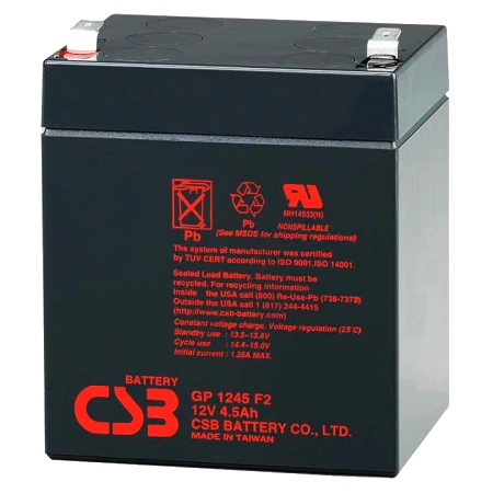 Акумуляторна батарея csb csb gp1245f2 12В 4.5А•г