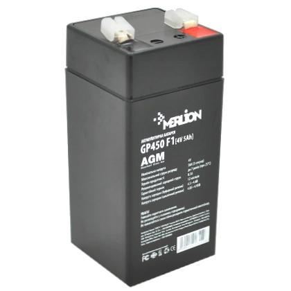Акумуляторная батарея merlion merlion agm gp450f1 4В 5А•г