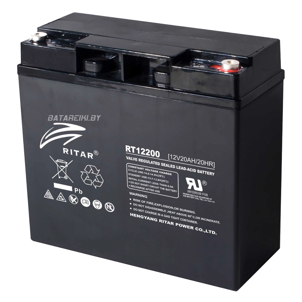 Аккумуляторная батарея ritar ritar rt12200 (12v20ah)
