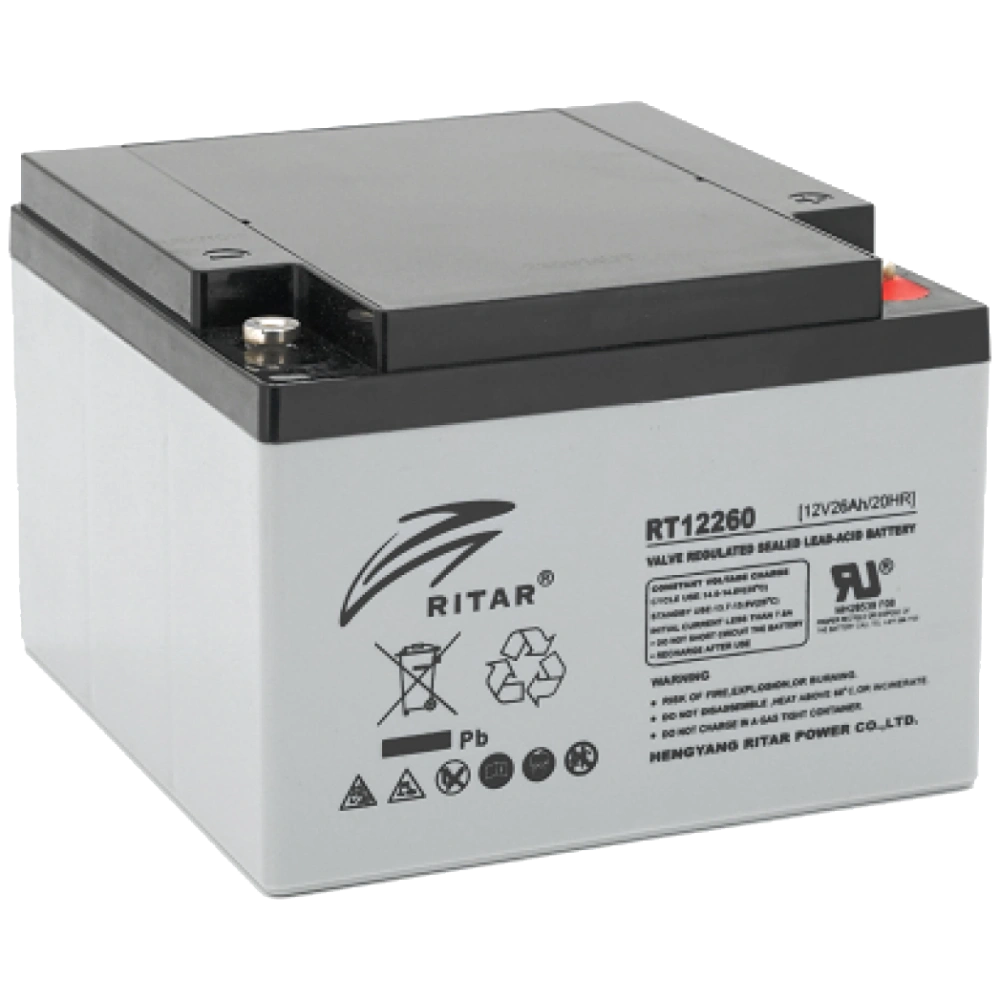 Аккумуляторная батарея ritar ritar rt12260 (12v26ah)