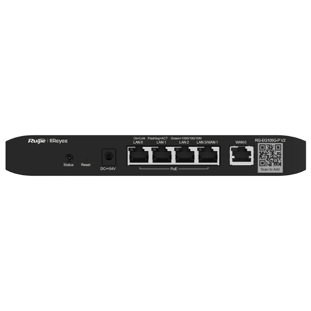 Маршрутизатор серии ruijie reyee ruijie rg-eg105g-p