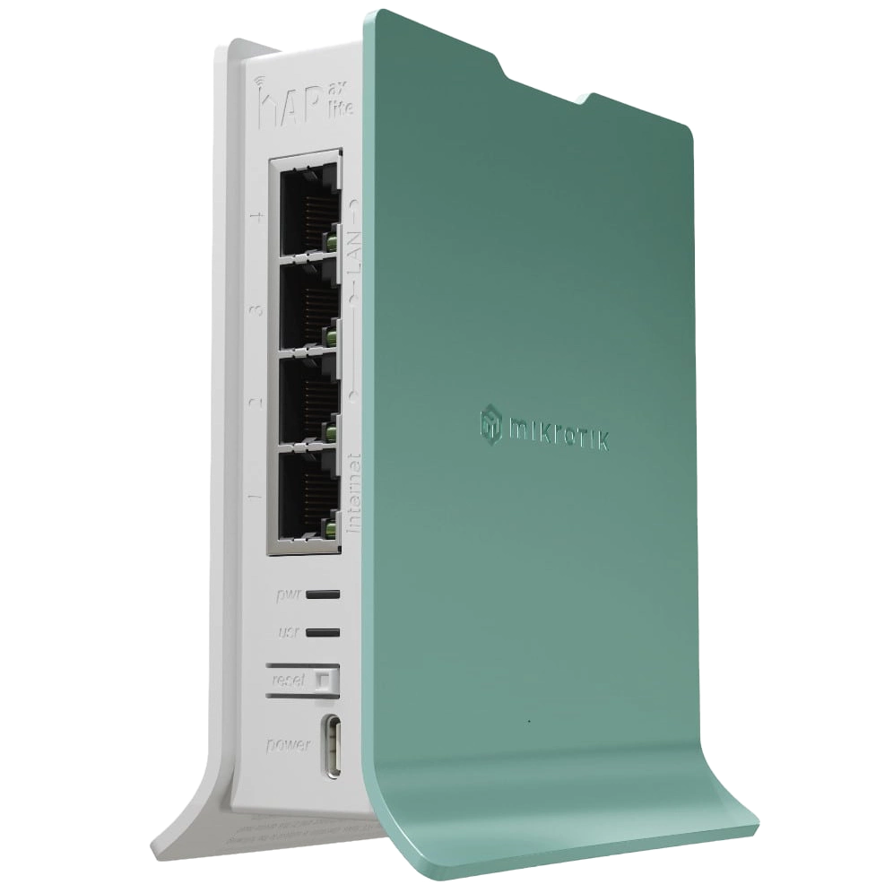 Бездротовий маршрутизатор wi-fi 6 mikrotik mikrotik hap ax lite (l41g-2axd)