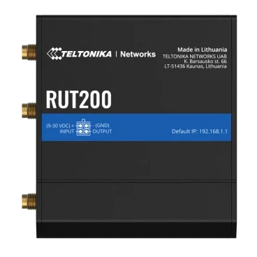Промисловий стільниковий маршрутизатор teltonika teltonika rut200 з 4g lte, wi-fi