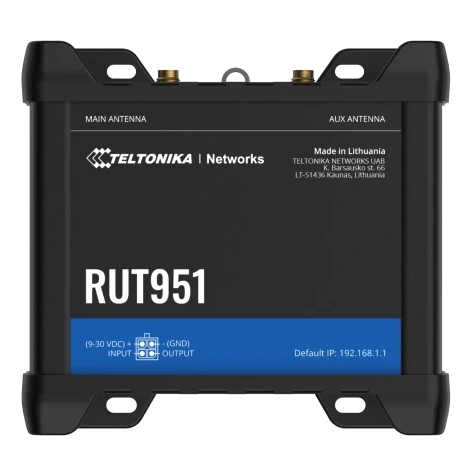 Промисловий стільниковий маршрутизатор teltonika teltonika rut951 з 4g lte, wi-fi