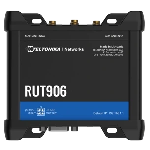 Промисловий стільниковий маршрутизатор teltonika teltonika rut906 з 4g lte, wi-fi, rs-232, rs-485