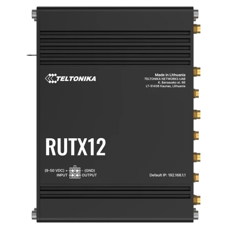 Промисловий стільниковий маршрутизатор teltonika teltonika rutx12