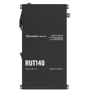 Промышленный сотовый маршрутизатор teltonika teltonika rut140 на din-рейку