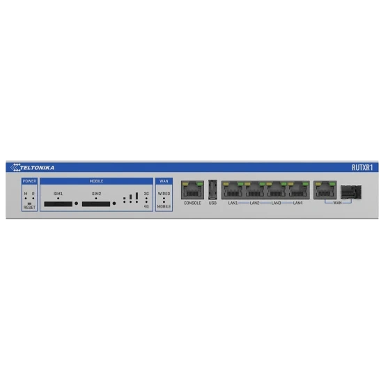 Промисловий стільниковий маршрутизатор teltonika teltonika rutxr1 lte sfp