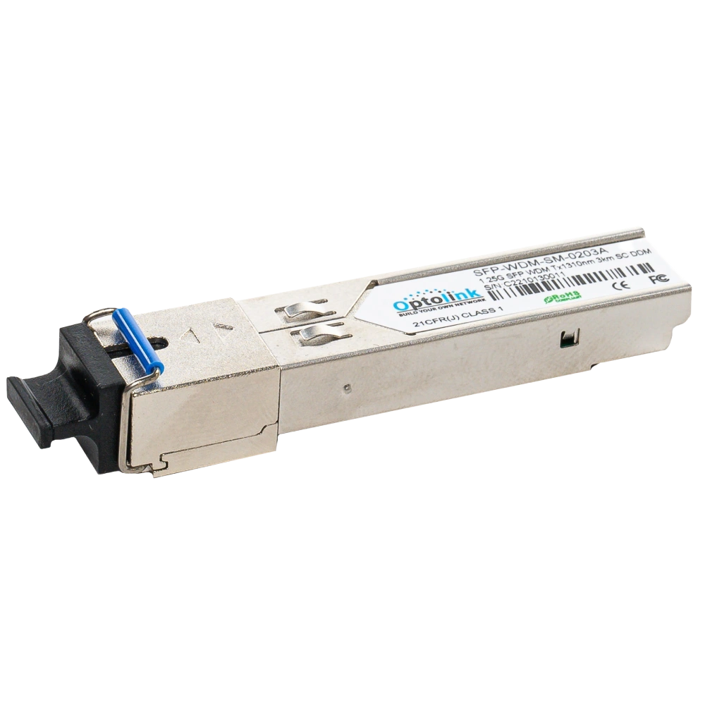 Модуль оптический optolink optolink sfp-wdm-sm-0203a sfp 1g 3 км sc tx 1310nm