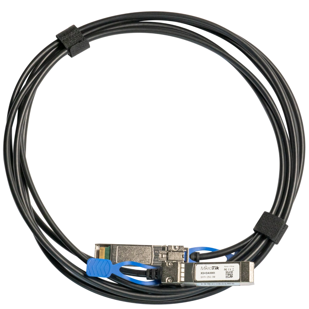 Dac кабель mikrotik mikrotik sfp28 1m direct attach cable (xs+da0001)