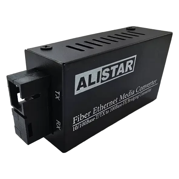 Медіаконвертор mini alistar 100base-fx 1sm wdm sc 20km tx1310/rx1550nm