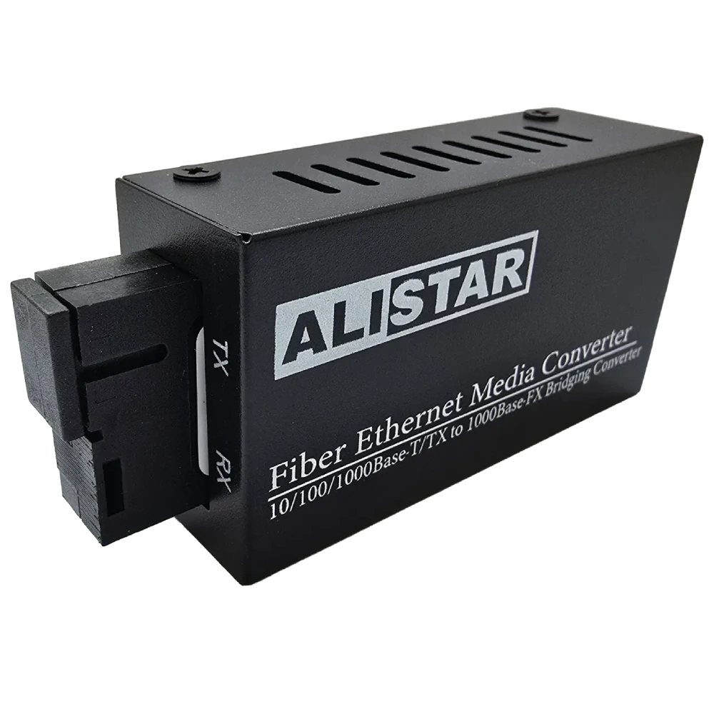 Медиаконвертор mini alistar 10/100/1000base-t 1000base-lx 1sm wdm sc 20km tx1550/rx1310nm